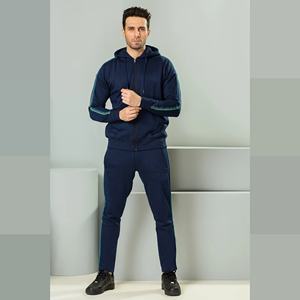 2024 conception personnalisée garçons coton polaire Joggers ensemble grande taille hiver survêtement pantalons de survêtement vêtements de sport de sport Streetwear - Product Image 4