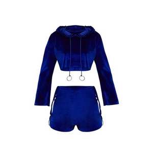 Sudadera con capucha de gran tamaño de lana informal para mujer de alta calidad personalizada para primavera - Product Image 1