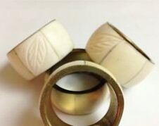 Rond de serviette en métal et vadrouille circulaire fait à la main avec des articles d'hôtel de la meilleure qualité anneau de serviette maison et cuisine - Product Image 2