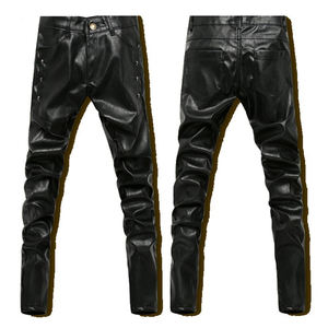 Al aire libre más tamaño impermeable a prueba de viento transpirable de cuero y pantalones de PU con logotipo personalizado Unisex ropa de invierno - Product Image 6