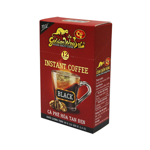 OEM, ODM, etiqueta privada Golden Weasel C7, café negro instantáneo de Vietnam (12 palos), sin azúcar, venta al por mayor - Product Image 4