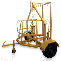 SKYFLEE SK15 Solutions FTTx pour Télécommunications, Remorque de Transport de Câbles à Fibre Optique EVYAP, Alimentation CA 220V, Capacité 350kg, Garantie 2 Ans, SDK LC