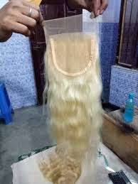 Extensions de cheveux humains Remy blonds doux naturels de luxe faits à la main style indien Super Wave lâche profond droit - Product Image 4