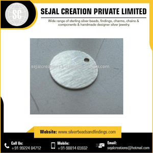 Meilleure qualité 4mm bijoux en argent Logo étiquettes gravure pendentifs et résultats approvisionnement en vrac en gros - Product Image 2