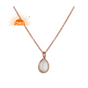 Latest 2026 Sterling Silver Natural <b>Crystal</b> <b>Quartz</b> Gemstone P:endant <b>Necklace</b> jewelry Manufacturer - Product Image 1
