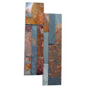 <span class=keywords><strong>Rustique</strong></span> naturel de pierre de Rebord d'<span class=keywords><strong>ardoise</strong></span> De revêtement de Mur - Product Image 2