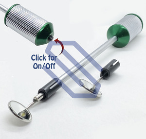 กระจกส่องฟัน No.5แบบแมนนวลเครื่องมือสเตนเลสสตีลเบาได้รับการรับรอง CE พื้นฐานการผ่าตัด - Product Image 2