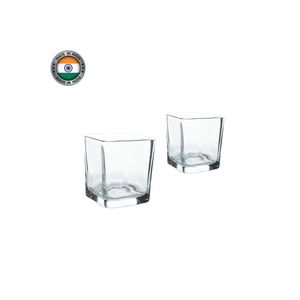 Luxury Wedding Decor And Home Decorative Square Glass Votive From India At Wholesale Price - Product Image 1