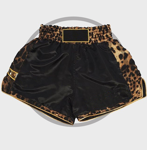 Pantalones cortos de Muay Thai de la mejor calidad, ropa cómoda para artes marciales de boxeo con logotipo frontal - Product Image 1