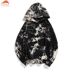 Custom Design Men's hoodie for autumn winter spring custom <b>tie</b> <b>dye</b> embroidery graphic printing on chest plus size men <b>hoodies</b> - Product Image 3