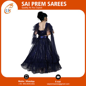 Top nouvelle collection fantaisie de Lehenga Choli Wedding Party Wear Plain Net meilleur travail au meilleur prix - Product Image 4