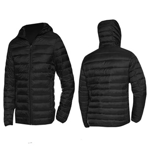 Chaqueta acolchada OEM, chaqueta cortavientos para hombre, chaqueta acolchada ligera con capucha para hombre, Abrigo acolchado, diseño personalizado, transpirable - Product Image 3