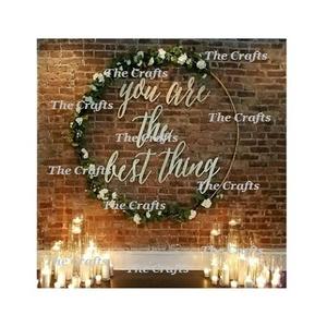 Fondo de color dorado de malla metálica con fondo de forma redonda de calidad superior para uso de decoración de eventos de boda - Product Image 2