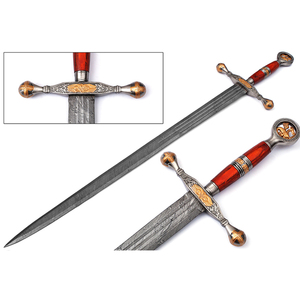 Espada de Metal Plateada de Una Sola Cara, Inspirada en El Señor de los Anillos, Lista para la Batalla, con Funda y Armadura (Smk1959) - Product Image 1