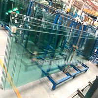 Panneaux de cloison en verre trempé transparent, cloison de bureau sans cadre, verre dépoli décoratif, verre trempé intérieur, demi-cloison mobile, prix