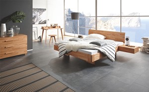 เตียงประกบ [Ye00m] การออกแบบที่ไม่ซ้ำกันที่มีคุณภาพสูงที่ทันสมัยหรูหราห้องนอนเตียงไม้เนื้อแข็ง - Product Image 2