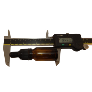 Botella portátil ámbar Boston para el cuidado de la piel, botella de vidrio con gotero de aceite esencial, botella dispensadora de cosméticos, redondo, 10ml - Product Image 1