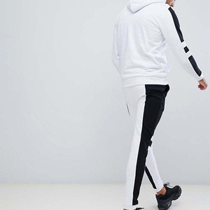 ชุดวอร์มขนแกะสำหรับผู้ชายชุดวิ่งสำหรับฤดูหนาวแผงบล็อกตามสั่ง - Product Image 3