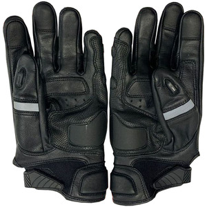 Gants de moto sportifs en cuir de haute qualité, couleur personnalisée, revêtement en polyuréthane, logo personnalisé, imperméables - Product Image 3