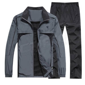 Conjunto de chándal de gimnasio ajustado a medida Algodón ligero/Poliéster Tallas grandes Último diseño para la temporada de otoño - Product Image 1