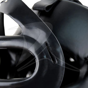 Protector de Cabeza de Boxeo de Cuero con Diseño Personalizado Profesional para Entrenamiento de MMA ROBUST INDUSTRIES RI-2202 con Colores y Logotipo Personalizados - Product Image 6