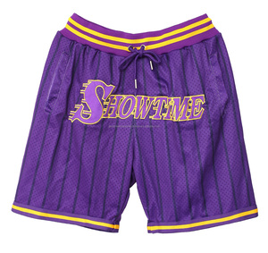 EMBROIDERY Basketball <b>Shorts</b> with Zipper Pocket - Product Image 5