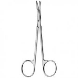 Ciseaux chirurgicaux floraux Neumann en acier inoxydable allemand, finition argentée - Product Image 1