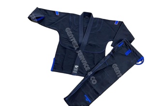 ชุดยูโด/ยิวยิตสู ผ้าคอตตอน 100% คุณภาพสูง 450 กรัม ไม่หดตัว ระบายอากาศได้ดี ทนทาน สีพื้นเรียบ  แบบสั่งทำได้  สำหรับทุกเพศ - Product Image 2