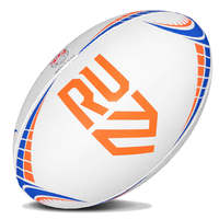 Ballon de rugby personnalisé Équipement sportif d'entraînement promotionnel fabriqué avec logo en caoutchouc directement de l'usine