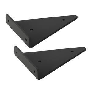 ชั้นเหล็กติดผนังสีดำทองแบบเรียบง่าย,ชั้นแขวนเข้ามุมสามเหลี่ยมแบบมองไม่เห็นตัวค้ำชั้นวางของทนทานแบบชนบท - Product Image 4