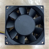 Haute vitesse 80X38mm double roulement à billes ventilateur de refroidissement DC 24V 0.45A lames en plastique Source d'alimentation électrique OEM personnalisable