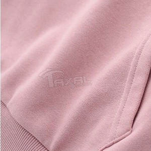 เสื้อฮู้ดผู้หญิงผ้าฝ้าย 100% เนื้อผ้าทอเบาสำหรับฤดูหนาว แห้งเร็ว ระบายอากาศได้ดี สีปรับแต่งได้ คอปกแบบมีฮู้ด - Product Image 6