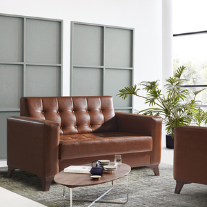 Sofá moderno de cuero con diseño de seaons, mueble Modular elegante y cómodo, para oficina, venta al por mayor - Product Image 6