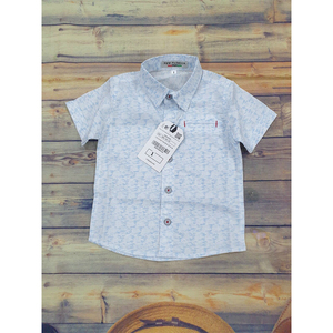 Ropa de manga corta para niños, Camisa de algodón orgánico - Product Image 1