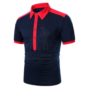 Polo de bonne qualité pour hommes, Logo personnalisé, vente en gros, - Product Image 4