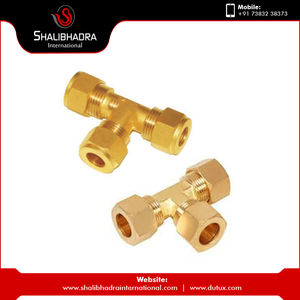 Nouveau fabricant indien personnalisé en laiton té mâle raccord vente - Product Image 3