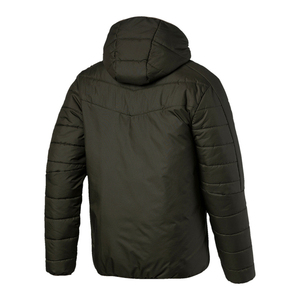 Blouson Bomber matelassé matelassé matelassé matelassé en satin unisexe avec motif de basket-ball brodé vente en gros de toile imperméable pour hommes - Product Image 1
