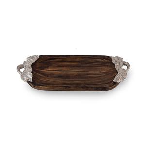 Bandeja de servicio de madera de alta calidad hecha a mano, bandeja de servicio de lujo, estilo indio, venta al por mayor - Product Image 5