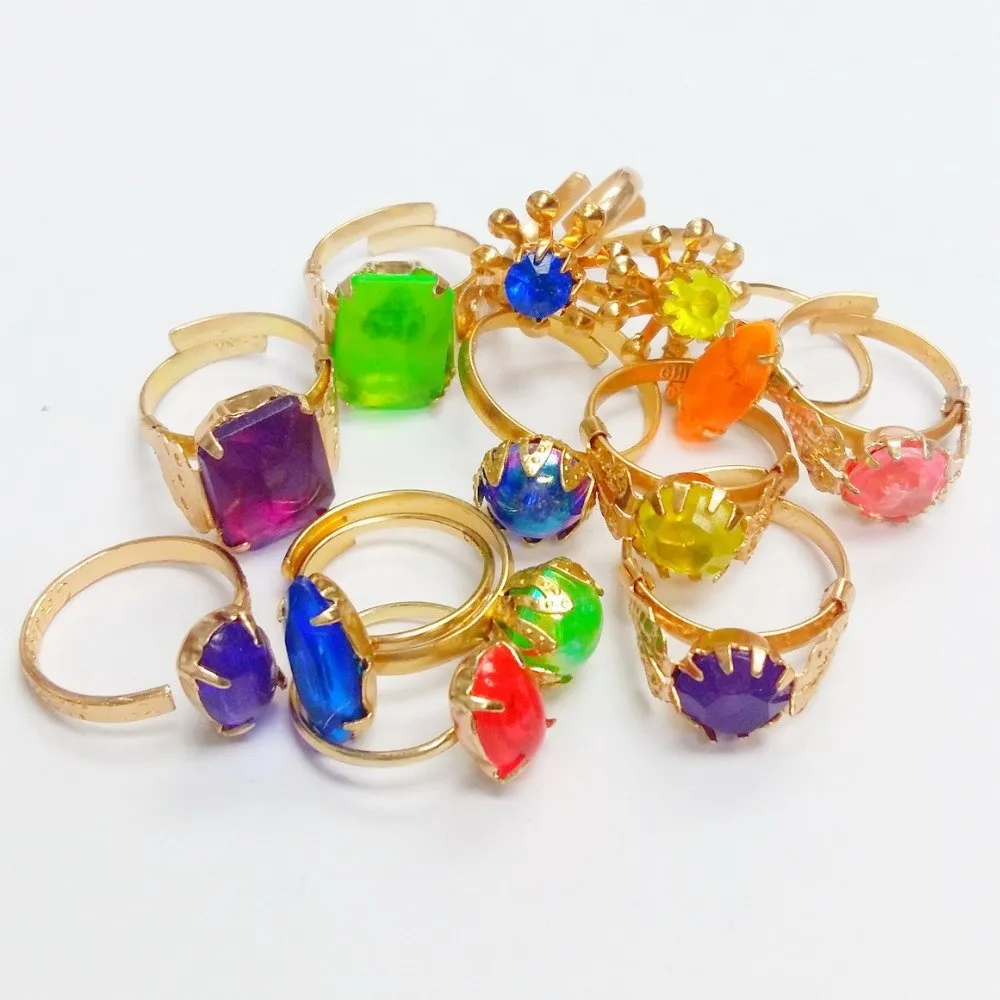 Металлическое Золотое кольцо с драгоценным камнем для девочки 363 441 пината, игрушки для детей, подарки для вечеринки, гаджет, свадебный подарок для гостей, сувениры, подарок