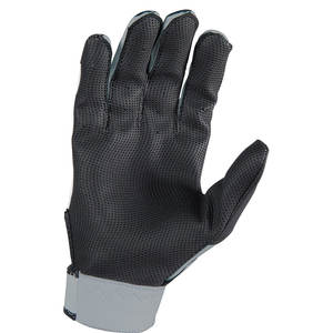 Gants de frappe Geo Brothers personnalisés pour hommes, gris et noir, en cuir, pour gaucher, avec fermeture auto-agrippante, chauds pour l'hiver, à doigts entiers, 2022 - Product Image 3