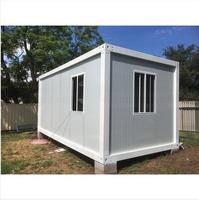 Garage modulaire préfabriqué en acier de 20 pieds, structure démontable, emballage plat, garage portable extérieur pour le stationnement des voitures
