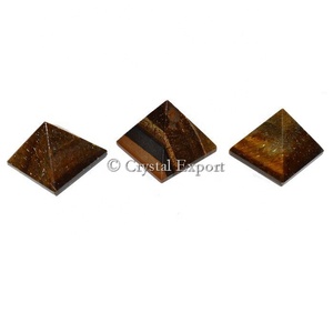 Tiger Eye Small Gemstone Pyramids - Product Image 1