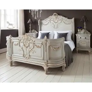 Camera da letto in stile europeo Set di mobili intagliato a mano design antico per mobili camera da letto