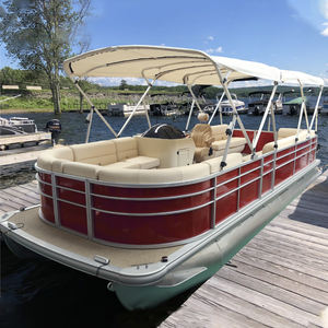 Barco pontón inflable marino <span class=keywords><strong>de</strong></span> <span class=keywords><strong>lujo</strong></span> con Kits, <span class=keywords><strong>yate</strong></span> deportivo para pesca, ocio, casco <span class=keywords><strong>de</strong></span> aluminio, motor fueraborda - Product Image 4