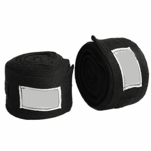 Enveloppes de boxe en coton pour homme, sur mesure, pour un levage de poids, coupe croisée, modèle pro mma muay thaï, enveloppes de poignet, accessoire d'entraînement gymnastique - Product Image 1