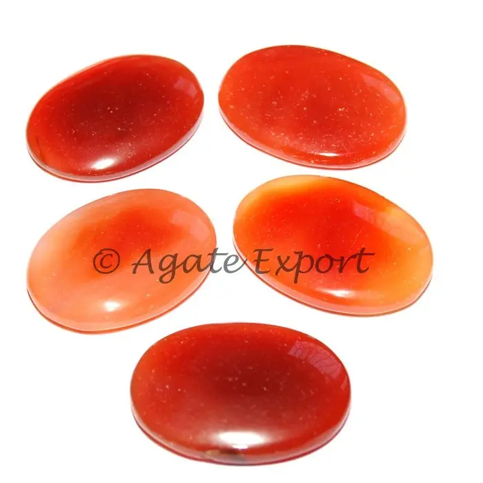 พลอยโมราสีแดงธรรมชาติรูปวงรี,พลอยหลวม Cabochon เกรด