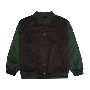 Veste en toile de coton personnalisée pour homme, style universitaire à col montant, écologique, mode urbaine, hiver, vente en gros - Product Image 5