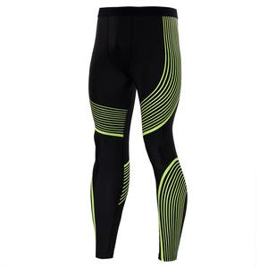 custom sublimation Compression <b>tight</b> yoga leggings print men gym clothing women gym wear compression pants - Product Image 2