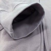 Jaket Bertudung Desain Kustom Modis Musim Dingin Pria Berdiri Dewasa Mentah Rajutan Logo Kustom Cetak Poliester/Katun