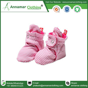 Bulk Supply 100% Organic Cotton Baby <b>Booties</b> 100% polyester waterproof baby <b>booties</b> - Product Image 4